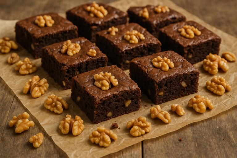 Recette Brownies aux Noix