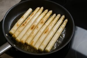 Temps de cuisson asperges blanches à la poêle
