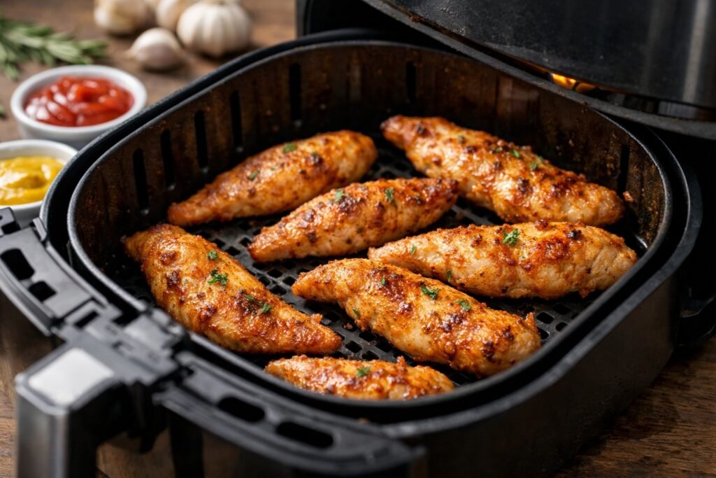 Temps de cuisson aiguillette de poulet airfryer