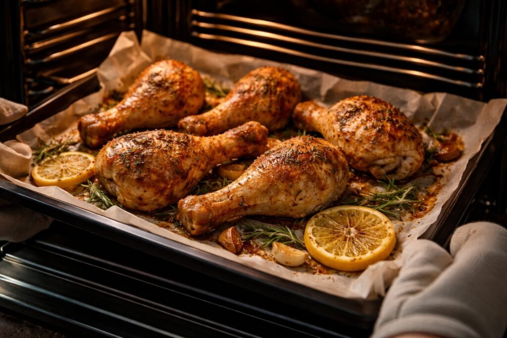 Temps de cuisson cuisses de poulet au four