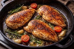 Temps de cuisson filet de poulet à la poêle