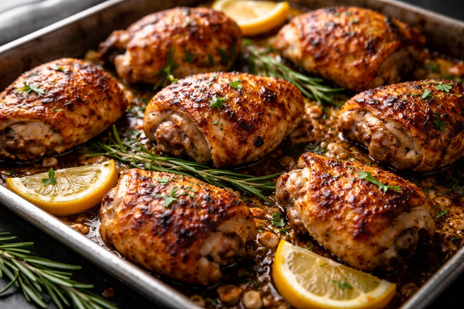 Temps de cuisson haut de cuisse de poulet au four