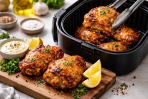 Temps de cuisson haut de cuisse poulet airfryer
