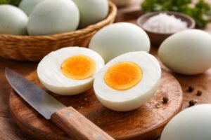 Temps de cuisson œuf de cane dur