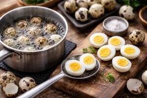 Temps de cuisson œufs de caille durs