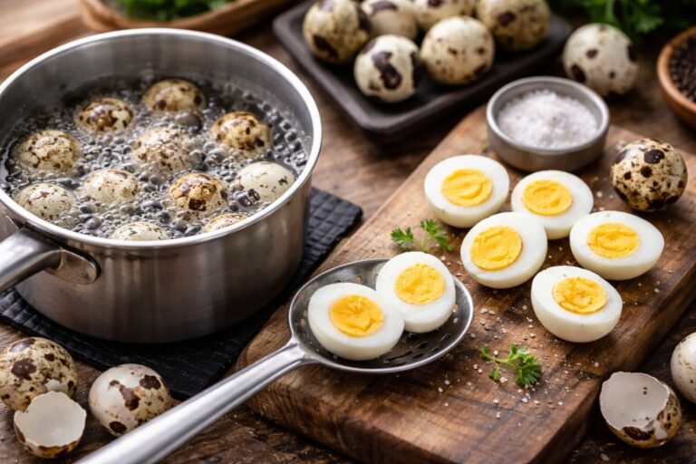 Temps de cuisson œufs de caille durs