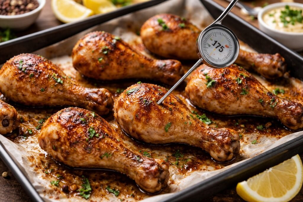 Temps de cuisson pilon de poulet au four