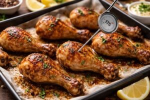 Temps de cuisson pilon de poulet au four