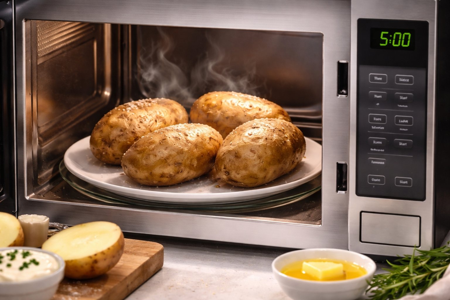 Temps de cuisson pomme de terre au micro ondes