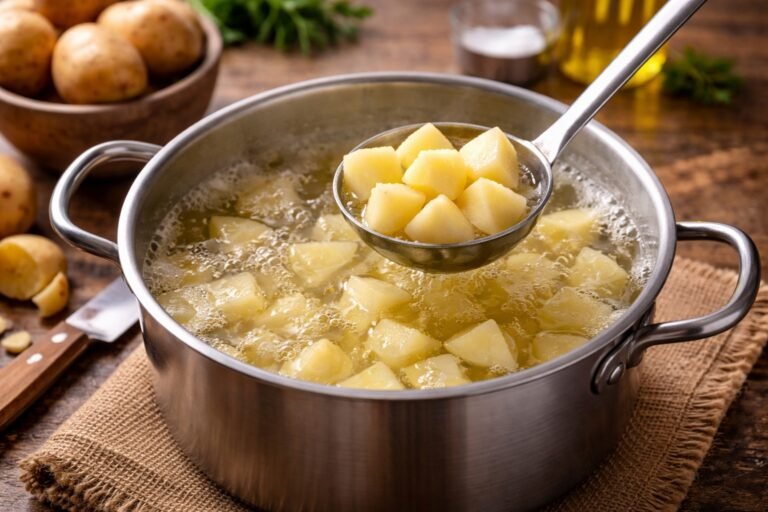 Temps de cuisson pommes de terre en morceaux à l'eau