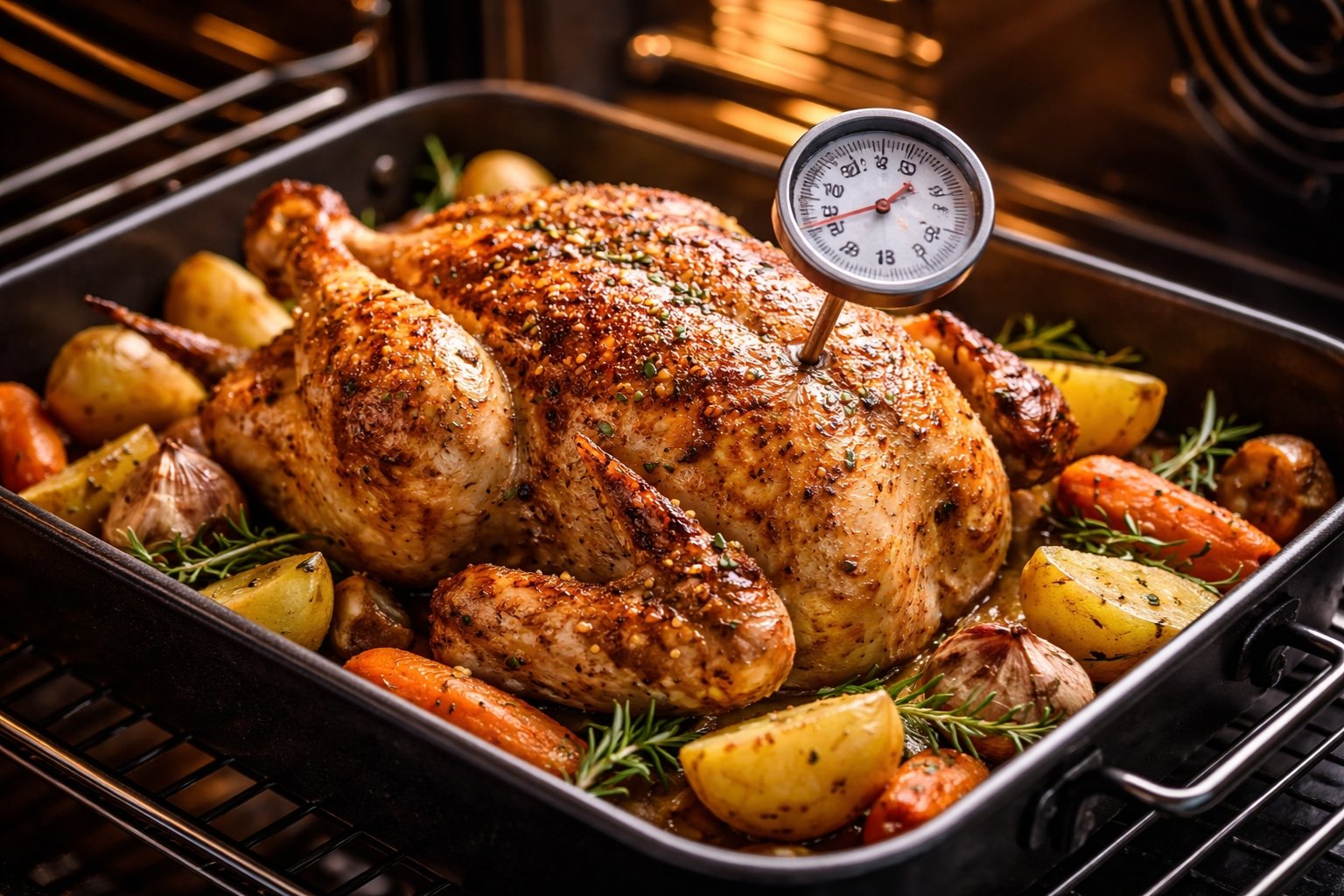 Temps de cuisson poulet rôti