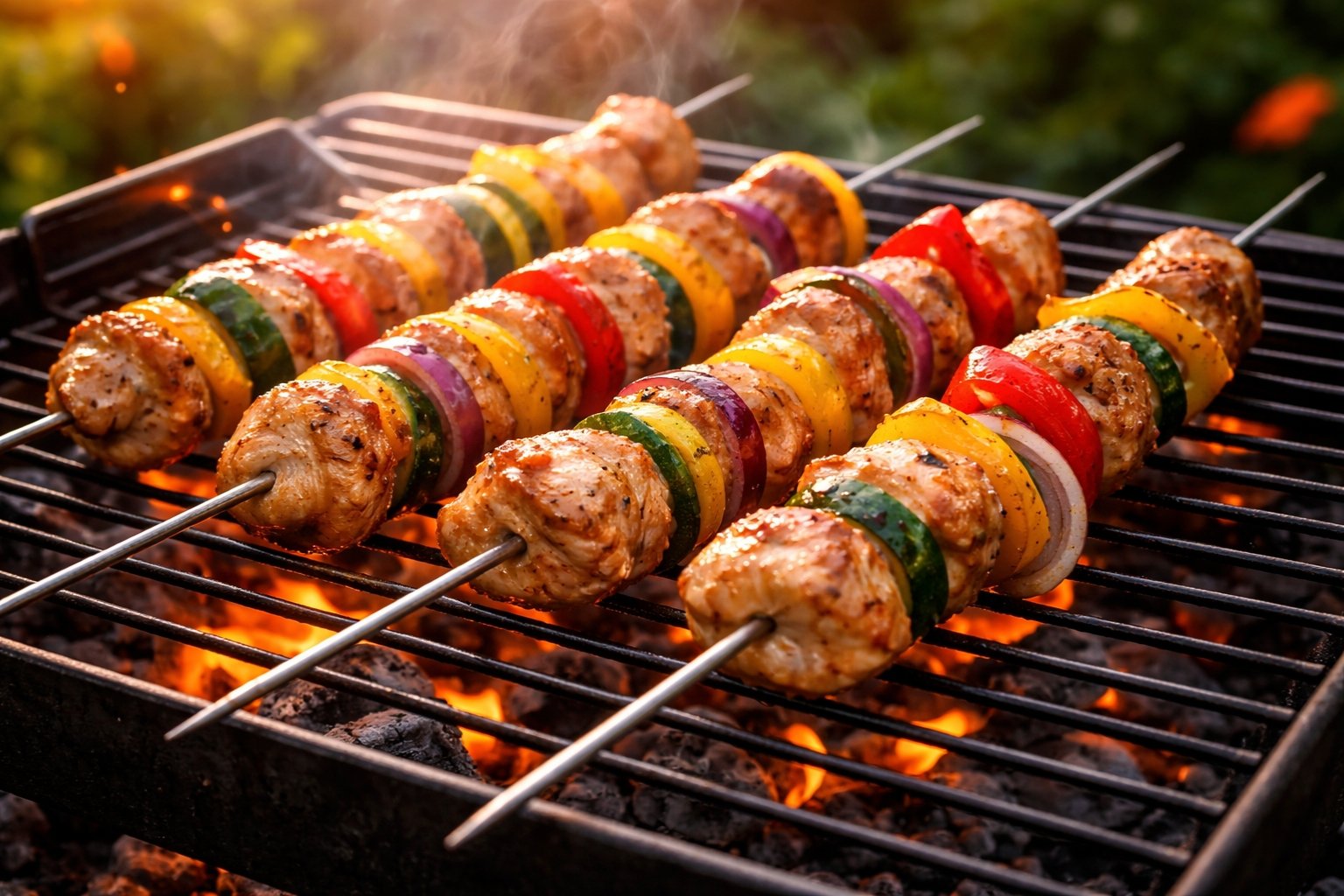 Temps de cuisson brochette poulet barbecue